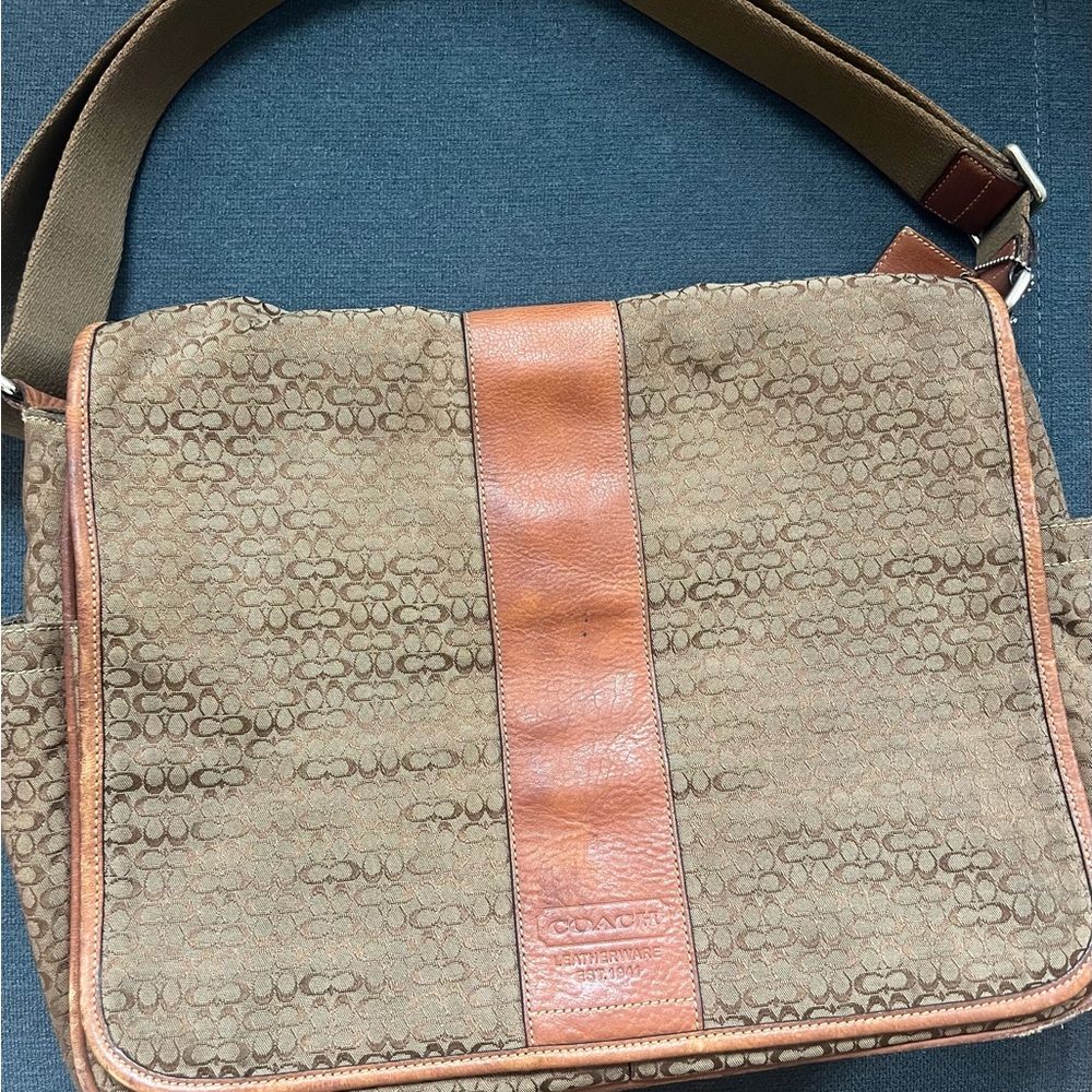 Coach Brown Messenger Bag